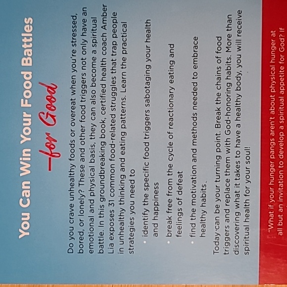 NEW Food Triggers book by Amber Lia - Picture 3 of 5